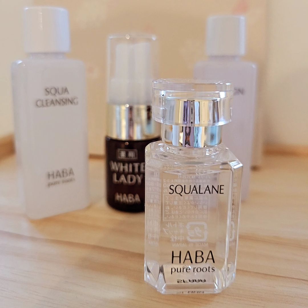 口コミ投稿：୨୧⑅*HABA スクワラン大切に使わせていただいてます🩷オイルがベタつかず、使い心地最…