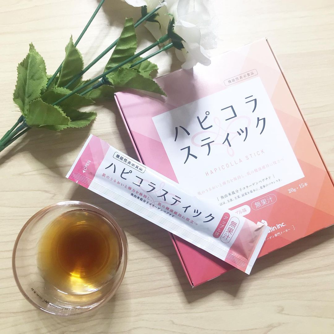 口コミ投稿：【ハピコラスティック】【機能性表示食品】肌への機能があるスティックタイプのコラ…