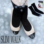.＼ 毎日愛用しているSLIM WALK のクルー丈🧦／スリムウォークの『美脚メイクソックス〜クルー丈の段階圧力〜』🫶毎日履いてまーす♪おそとへお出かけする時もおうちでくつろぐ時も今…のInstagram画像