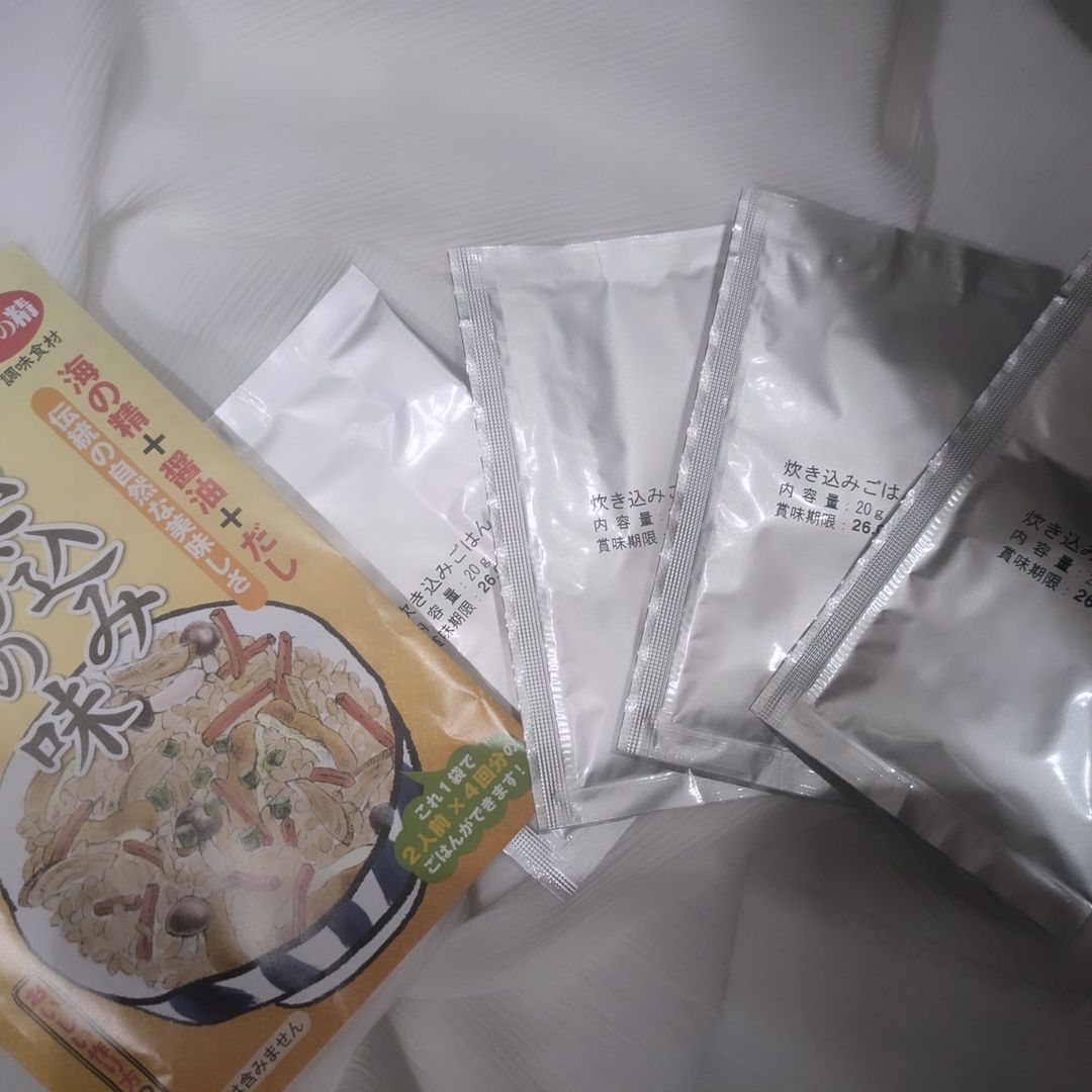 口コミ投稿：海の精 炊き込みごはんの味🍚といだお米と好きな具材を入れて簡単に炊き込みご飯が出…