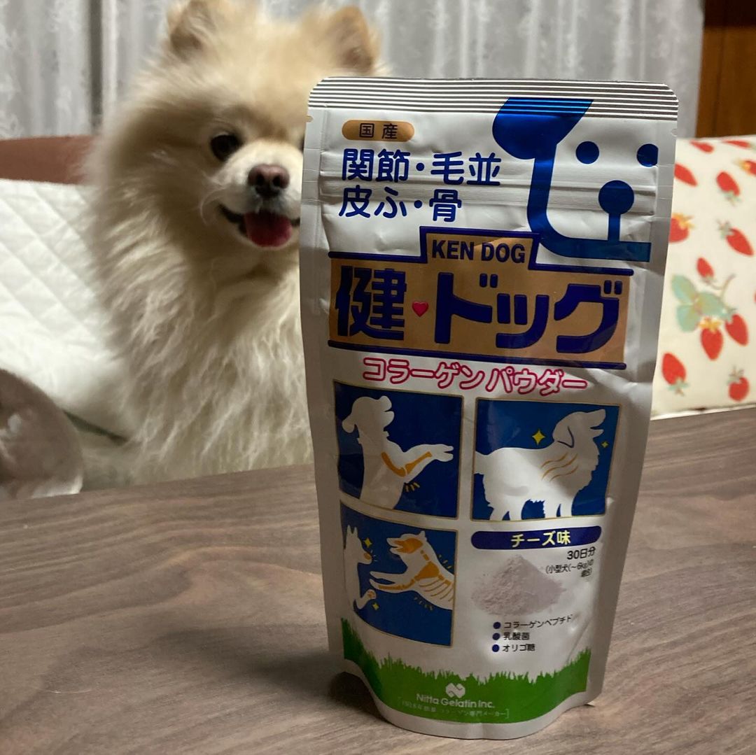 口コミ投稿：健・ドッグコラーゲンパウダーを新田ゼラチンダイレクトさんからモニター商品として…