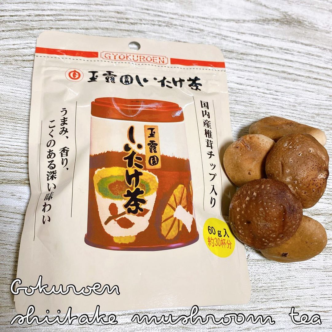 口コミ投稿：​​.​​昔から好んで飲んでいる​​しいたけ茶🍵´-​​そのまま飲んでも美味しいけど​​一番…