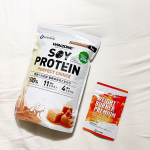  ︎︎ ︎︎最近涼しくなりランニングの方に力をいれているので『 ウィンゾーン ソイプロテイン パーフェクトチョイス 』のキャラメルラテ味と『 ウェイトバーナープレミアム』をお試し中です！…のInstagram画像