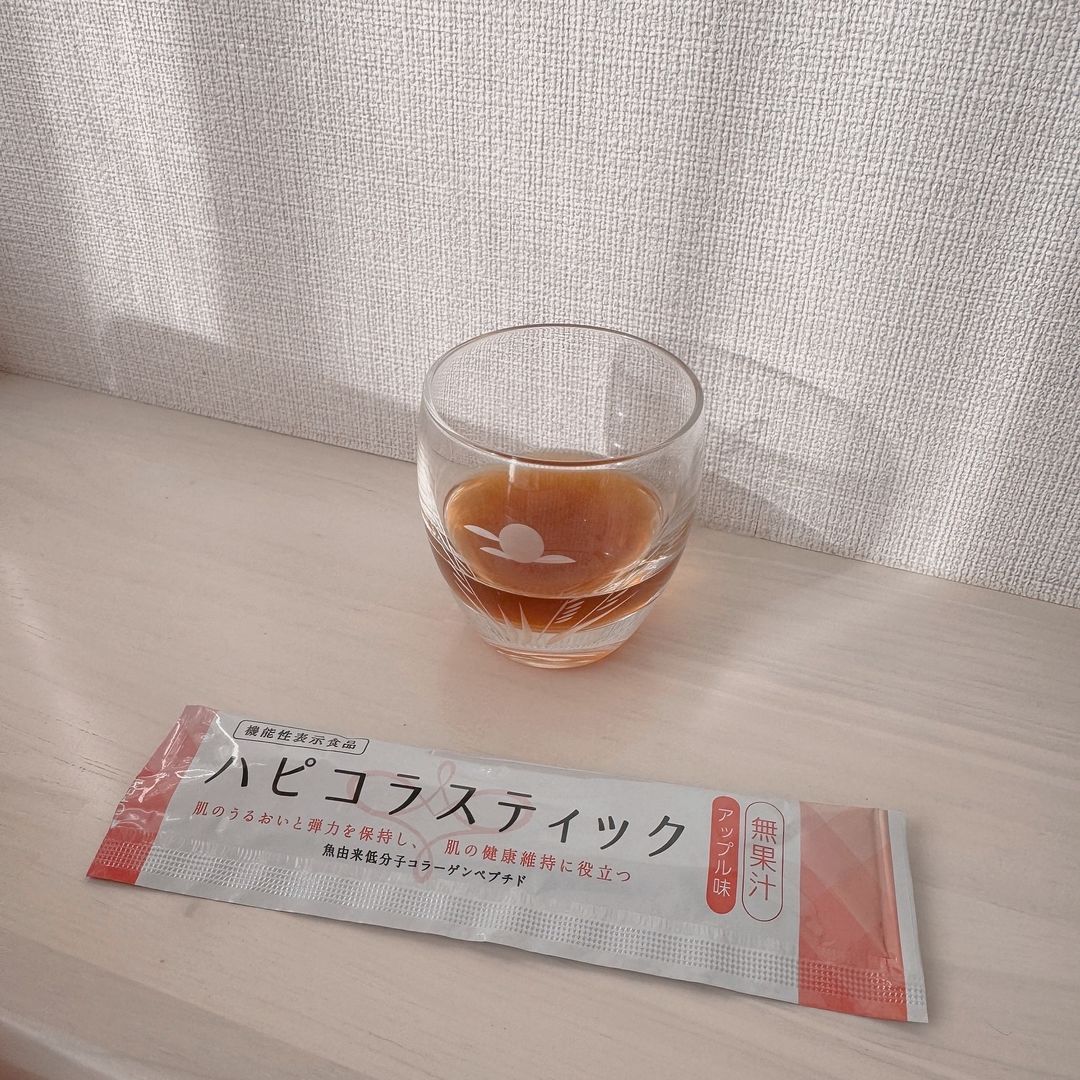 口コミ投稿：...ハピコラスティック🍎コラーゲンを気軽に摂りたくてハピコラスティック生活はじめ…