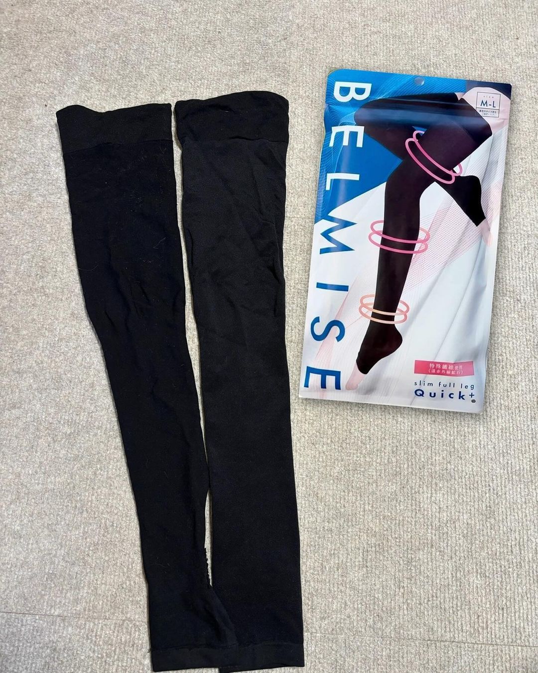 口コミ投稿：『BELMISE』スリムフルレッグ Quick＋ベルミスの着圧力はそのままなのに、従来よりも…