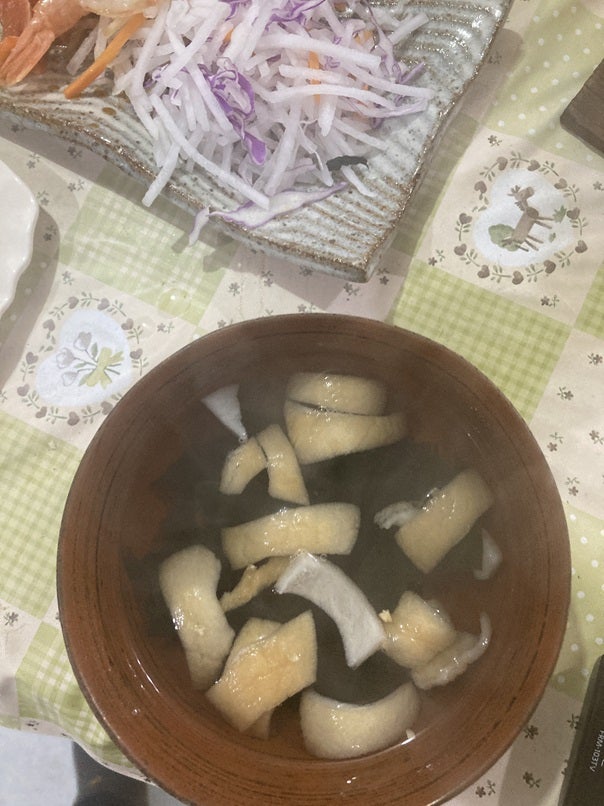 口コミ：しいたけ茶で漬物と汁物の画像（9枚目）