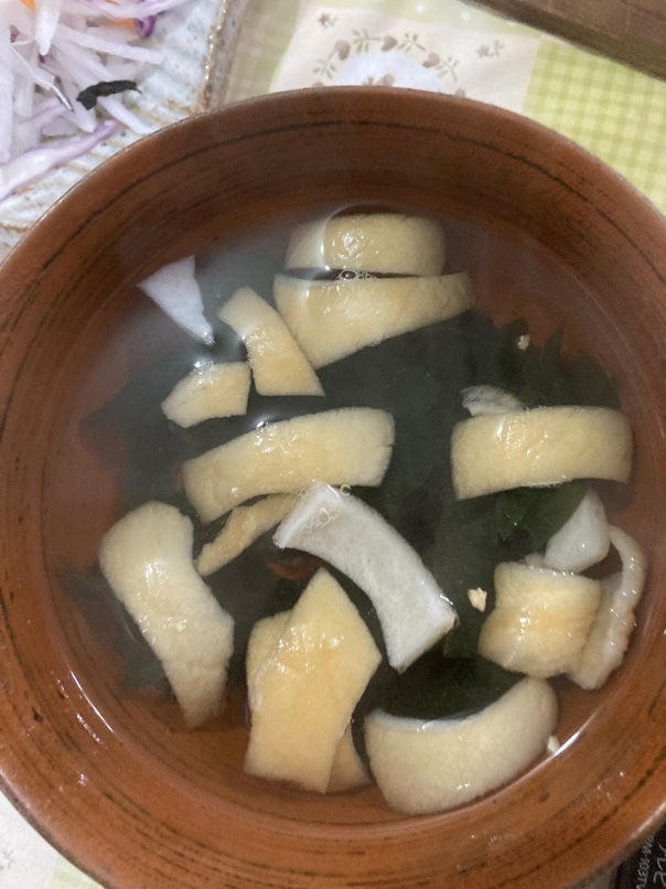 口コミ：しいたけ茶で漬物と汁物の画像（10枚目）