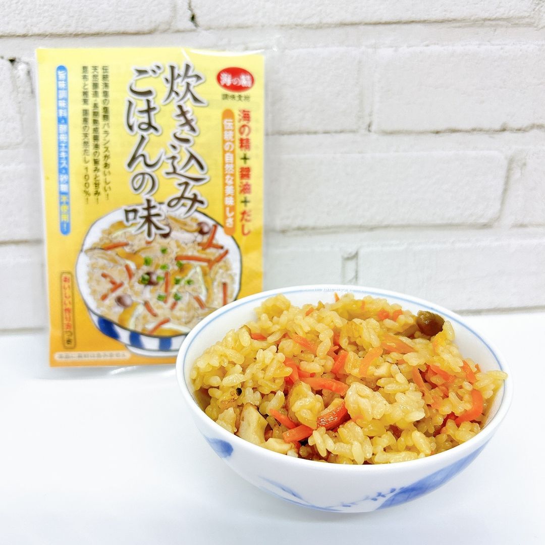 口コミ投稿：海の精 炊き込みごはんの味@uminoseishop 様美味しさの秘密は調味料にあり！入れるだ…