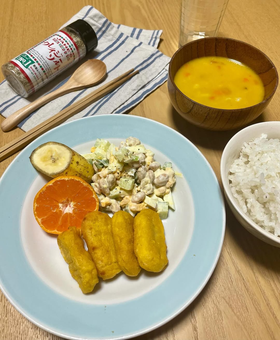 口コミ投稿:※朝ごはんの卵サラダに、クレイジーソルトを一振り。これだけで大人の味に✨シェフの…