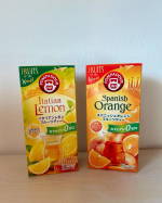 ポンパドールさんのスパニッシュオレンジ＆イタリアンレモンのフルーツハーブティー。ノンカフェインなので、寝る前やカフェインを控えてる方にもおすすめ(*´꒳`*)💓爽やかなフルーツの香りでとっても…のInstagram画像