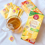 #PR＊＊ポンパドール　スパニッシュオレンジ＆イタリアンレモンをお試しさせていただきました。ポンパドールの「フルーツ オブ ザ ワールド」シリーズは、フルーツベースのハーブティーで、カフェイ…のInstagram画像