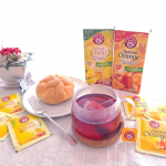 🍁秋の夜長📚️のTea timeにも☕💓ドイツの老舗ポンパドールシリーズの果実のおいしさを感じるハーブティー「スパニッシュオレンジ＆イタリアンレモン」温かな優しい香りに包まれて美味しくリフレ…のInstagram画像