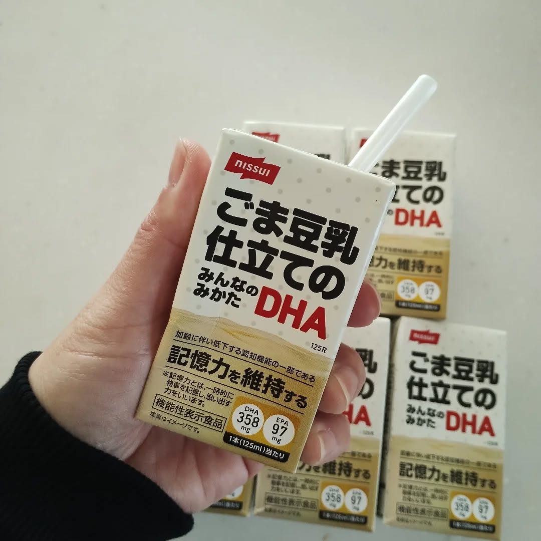 口コミ投稿：#PR #株式会社ニッスイ 【ニッスイ　ごま豆乳仕立てのみんなのみかたDHＡ】記憶力の…