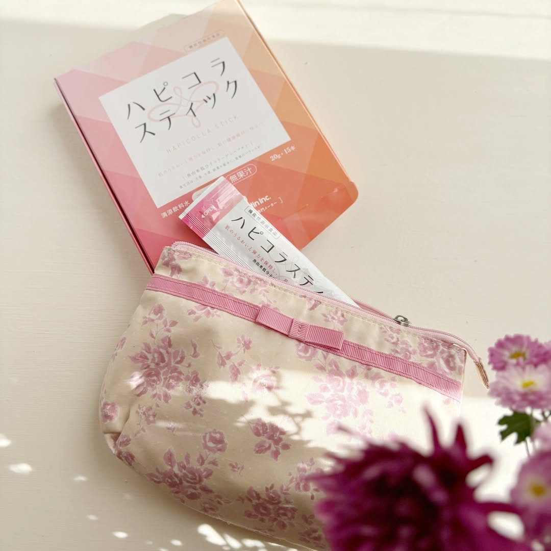 口コミ投稿：ハピコラスティック⁡肌のうるおいと弾力を保持するコラーゲンドリンク。⁡個包装タイ…