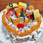 #PR #共立食品株式会社#共立食品#クリスマススイーツ#やっぱり手作りクリスマス#monipla #kyoritsu_fan 材料は、全て揃えて小4三男に、クリスマスケーキ作って貰いました!とって…のInstagram画像