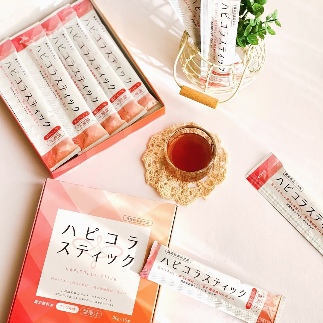 口コミ投稿：…＊..新田ゼラチンダイレクトさんより【飲むコラーゲン】でお馴染みのハピコラスティ…