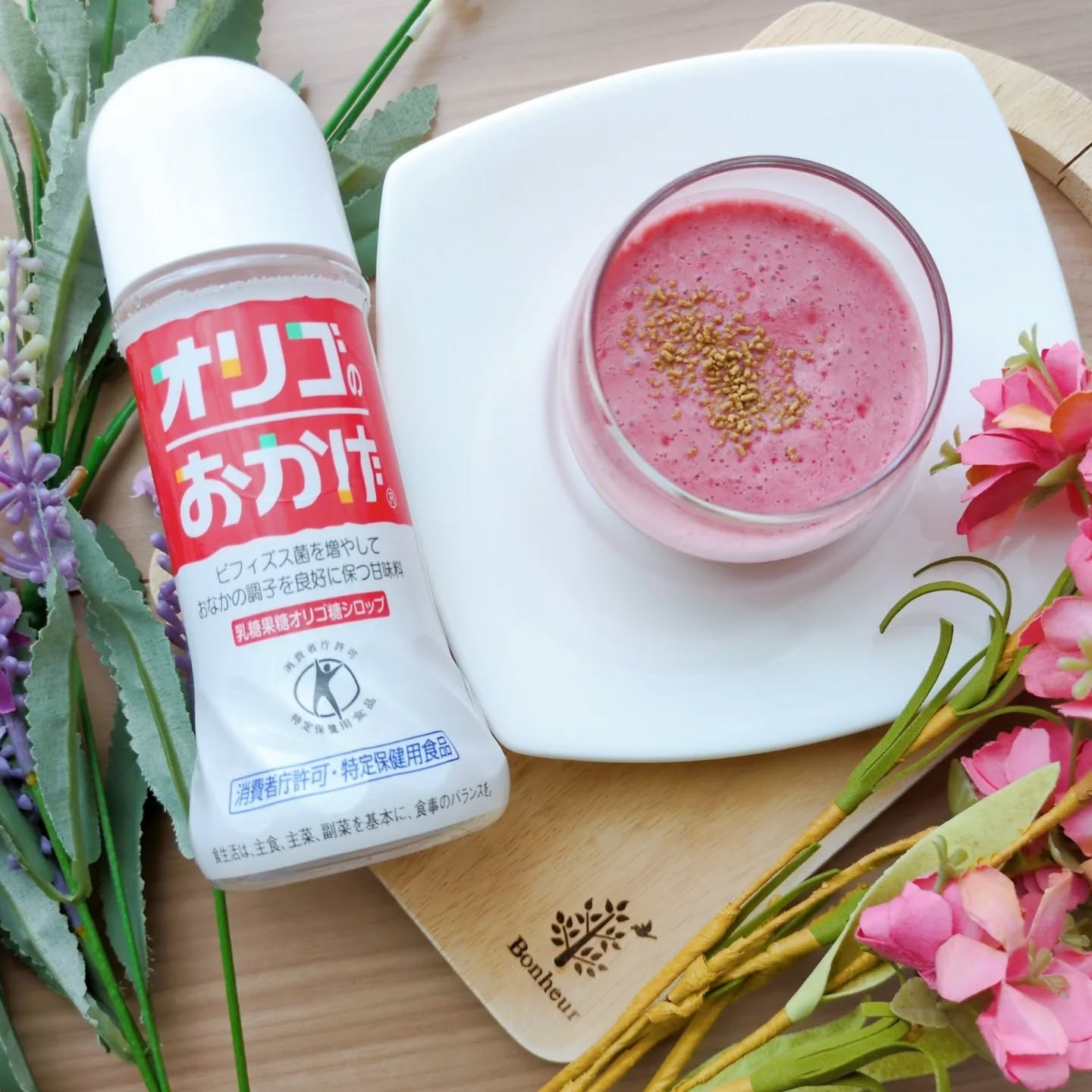 口コミ投稿：大好きなミックスベリーのミックスジュース😋🍓🫐冷凍ベリーと牛乳でミキサーで作ってる…