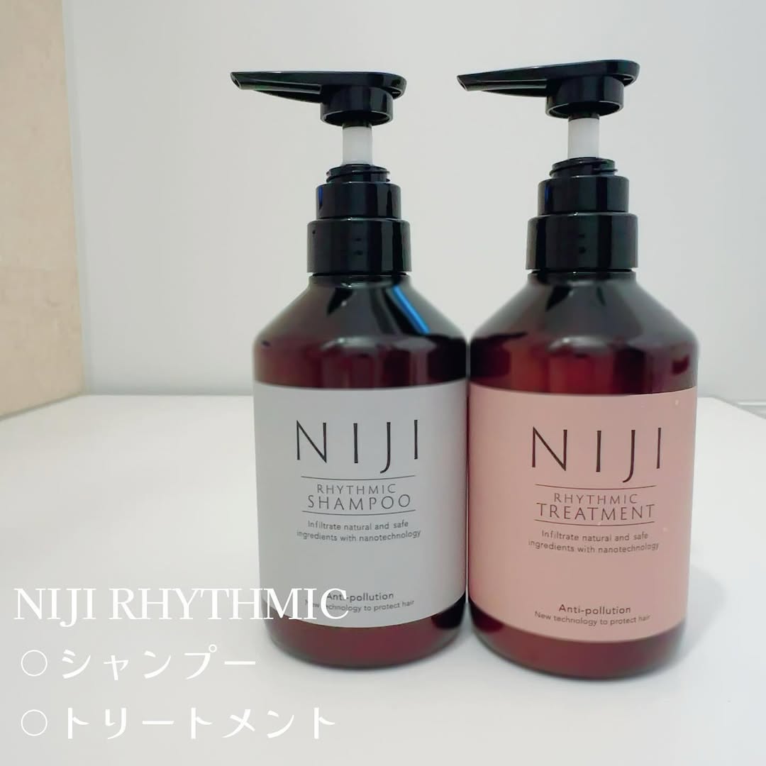口コミ投稿：今回ご紹介するのはシャンプーとトリートメント！商品名:NIJI RHYTHMICシャンプー＆…
