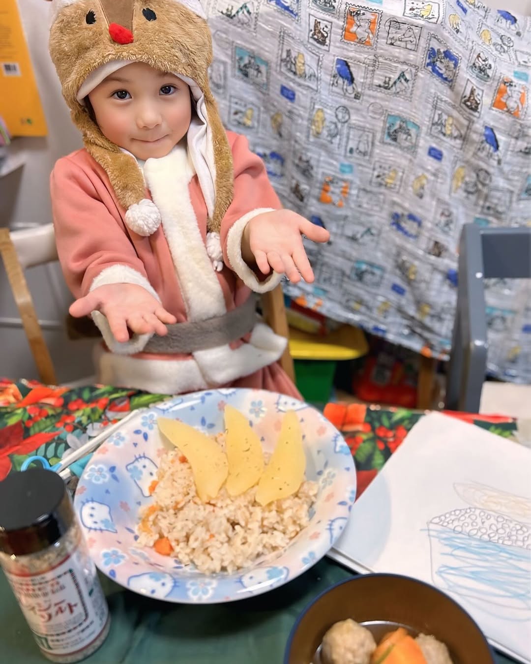 口コミ投稿:#PRWe have a Christmas dinner planner🫎My son created a menu using Canadian Kazu…