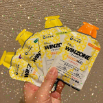 WINZONE エナジージェル→ 競技中にも飲みやすいジェルタイプ。味は、パイナップル風味、マスカット風味、オレンジ風味、シークワーサー風味の4種類。あっさりとしているので、競技中に飲んでも甘った…のInstagram画像