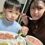 子どもも大喜びのまぐろのたたき