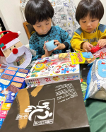 #PRI'm glad Santa Claus came to my sons🎅nice christmas🎄Dinner was also hectic🤣ドタバタクリスマスw息子くんたちの…のInstagram画像