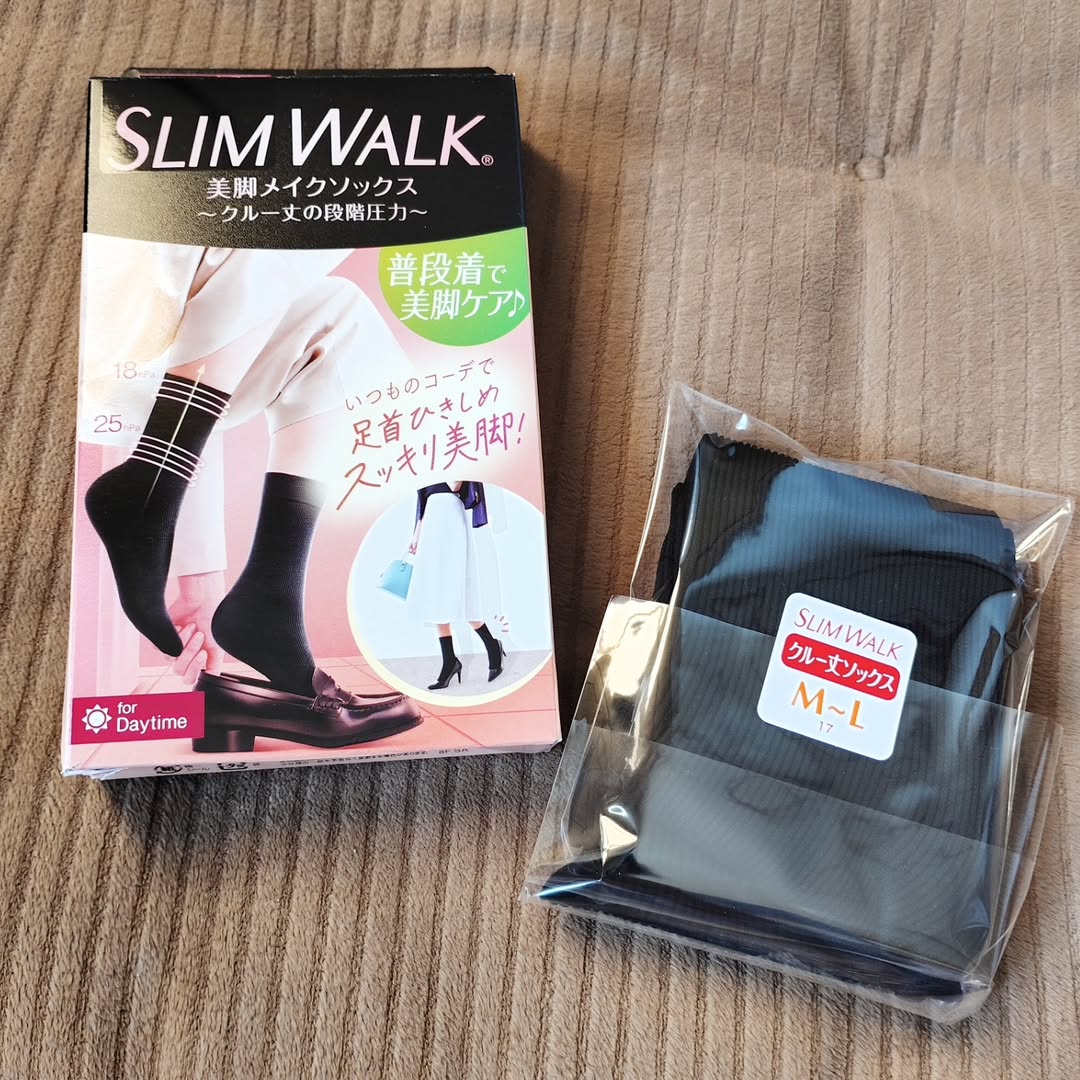 口コミ投稿：🧦スリムウォーク 美脚メイクソックス🧦私が愛用しているのは、クルー丈のソックスです…