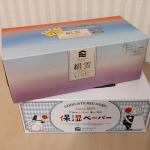 「絹雲 VS アヴォンリー・キース」河野製紙さんの保湿ティシュを使い比べ！まずは、絹雲 BOXティシュ。100%純粋パルプの日本製！3枚重ねで、フワッとした使い心地。なめらか～。…のInstagram画像