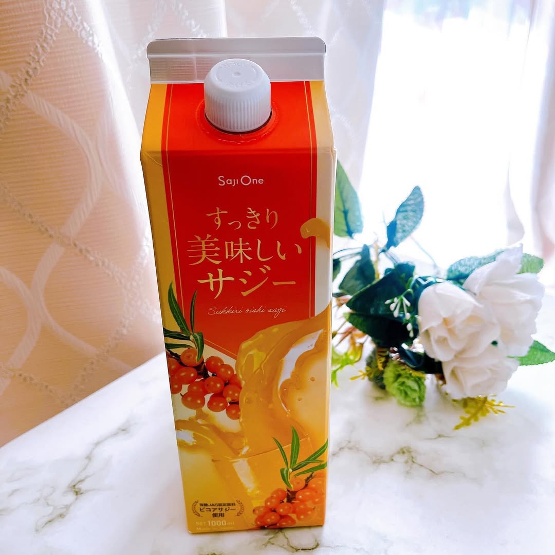 口コミ投稿：家族で楽しむ健康習慣✨「すっきり美味しいサジー」 ✨サジー独特の酸味を抑えて甘味が…