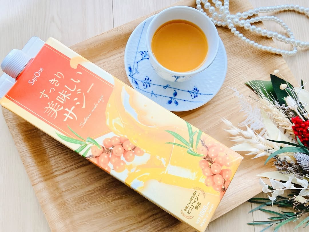 口コミ投稿：すっきり美味しいサジー✨オーガニックサジーブランド、サジーワンより。飲みやすい美…