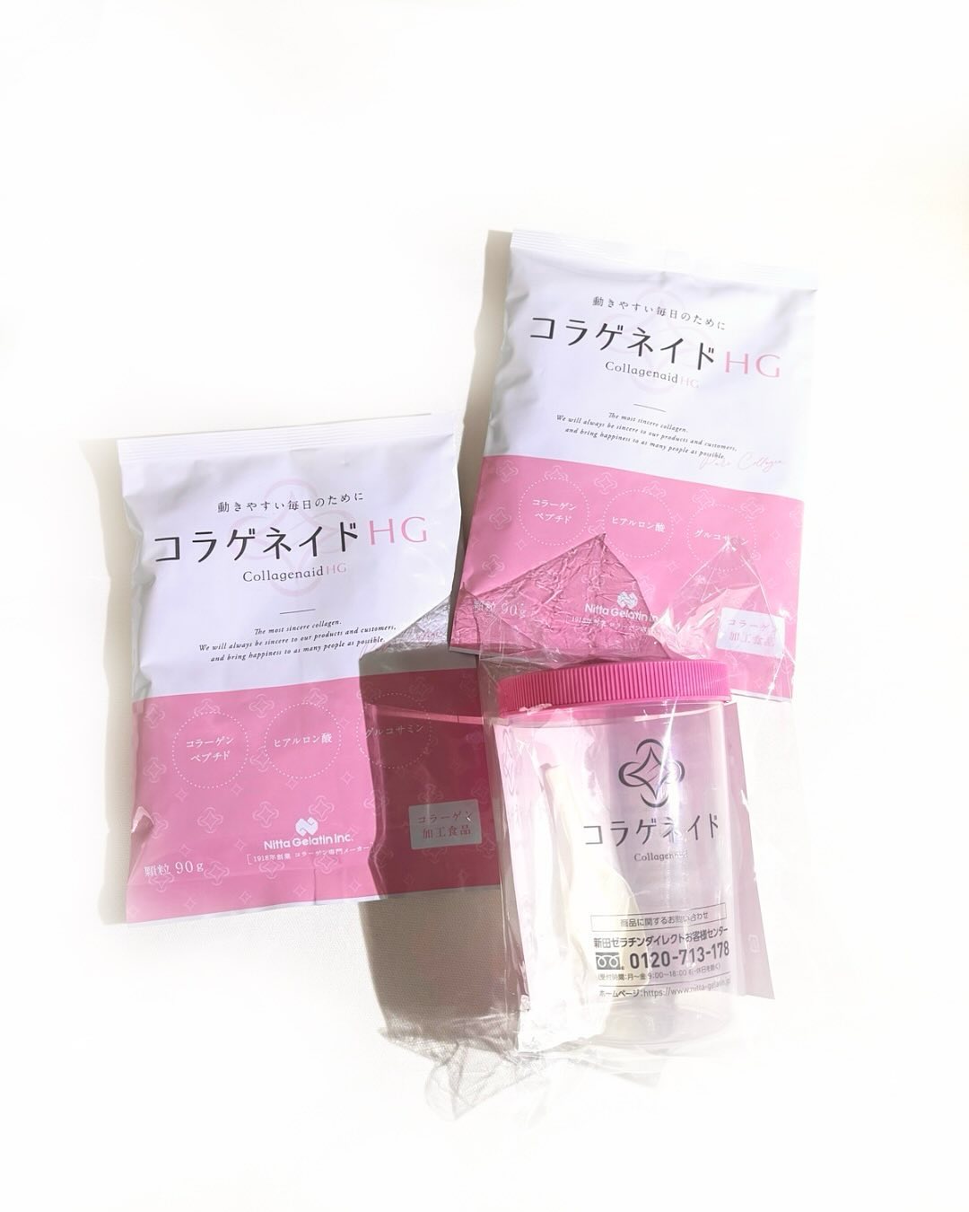 口コミ投稿：コラーゲン加工食品『コラゲネイドHG』1ヶ月続けてみましたこちらはコラーゲンにアク…
