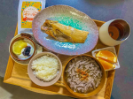.⇢ ⇢ ⇢ 2025.01.02.（木）𓌉◯𓇋..ෆ 田舎蕎麦ෆ ホッケ焼き🐟ෆ 手作りヨーグルト（手作りブルーベリージャム🫐手作り蜂蜜レモン🍋🍯）ෆ 果物（蜜柑🍊）..𓇼〖　ぎ…のInstagram画像