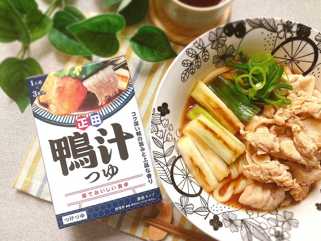 口コミ投稿：手軽で美味しい✨麺でおいしい食卓シリーズ♡今日は「鴨汁つゆ」を使っておうどん😊🥢▶ @…