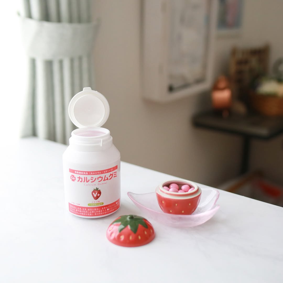口コミ投稿：Recommended ItemsカルシウムグミV+イチゴ味が我が家の子供達のお気に入り✨・お子様…