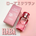 ・⁂HABAローズスクワラン・至福の香りに包まれるローズのスクワラン*うっとり香る1滴が乾燥や肌荒れから守る❤️・希少なダマスクローズ天然精油を配合したスクワランが冬の乾燥や肌荒れを防…のInstagram画像