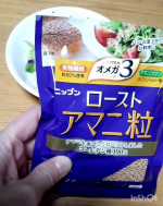 そのままでも香ばしいごはんにかけてもサラダにかけてもいいプチプチ感が好き手軽にズーパーフードが身近にあると嬉しい#PR #株式会社ニップン #nippn #ニップン #ニップンのアマニ #ア…のInstagram画像
