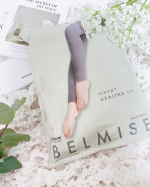 ＊BELMISE＊　タオルのような肌触りの良さと、ベルミスの強圧もしっかり感じられるベルミスの新シリーズ✨【BELMISE ヒーリングフィット】を使ってみたよ♡　一日頑張った脚のケアに最高…のInstagram画像