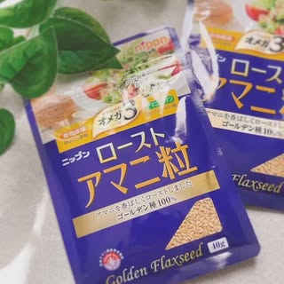 口コミ投稿：ローストアマニ粒入りパウンドケーキ焼いてみた🎵アマニ粒って…？🤔α‐リノレン酸（オメ…