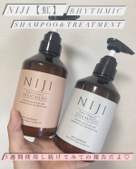 NIJI【虹】 RHYTHMIC  SHAMPOO&TREATMENT各400㎖　各2980 @niji_rhythmic_jp 様の商品だよ〜💁‍♀️チェックしてみてね♡以前にも2回投…のInstagram画像