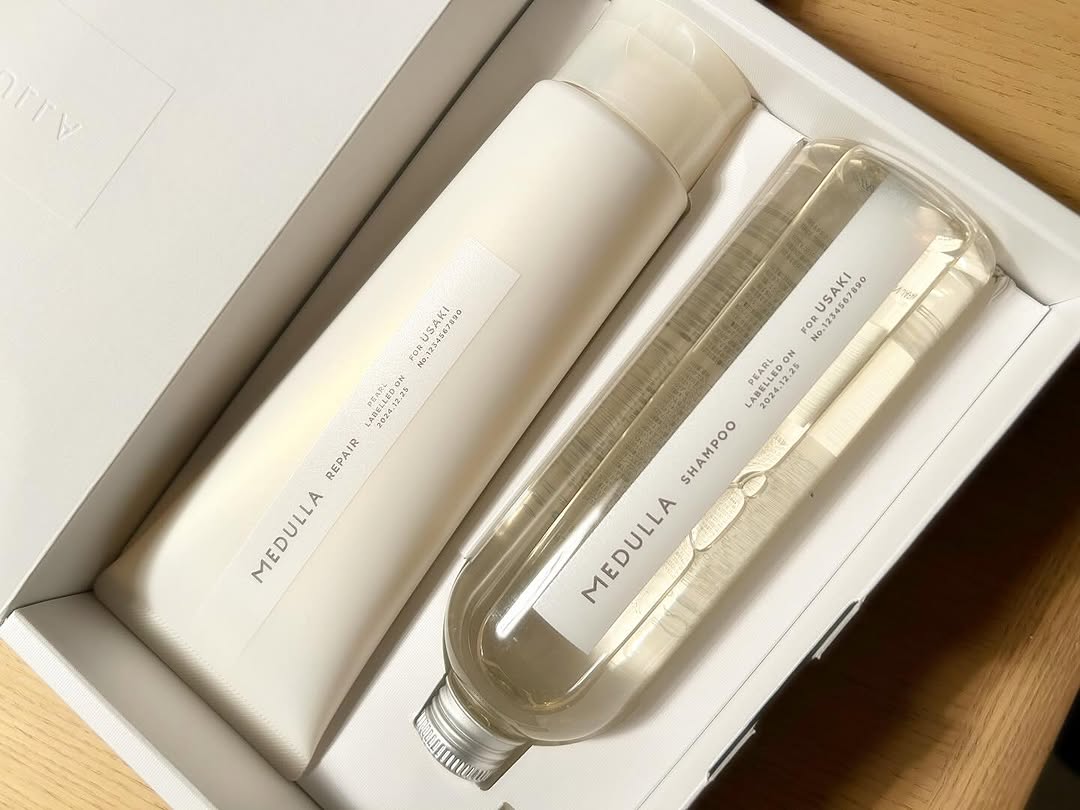 口コミ投稿：＊私専用ヘアケア　MEDULLA が届きました！何色のパッケージが届いたかなあ？と開け…