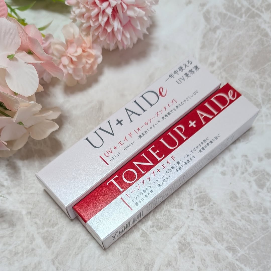 口コミ投稿：株式会社Nalelu様よりUV+AIDe・TONEUP+AIDe お試しさせていただきました💕大人のお肌…