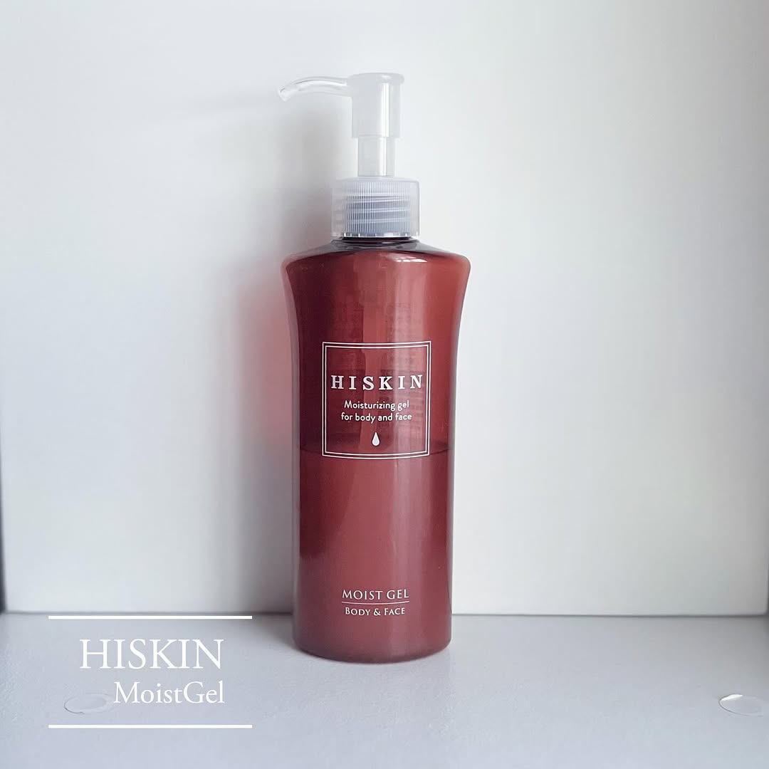 口コミ投稿：HISKIN MoistGel顔にも体にも使える保湿ジェルです。1本で全身しっとりモチ肌にワセ…