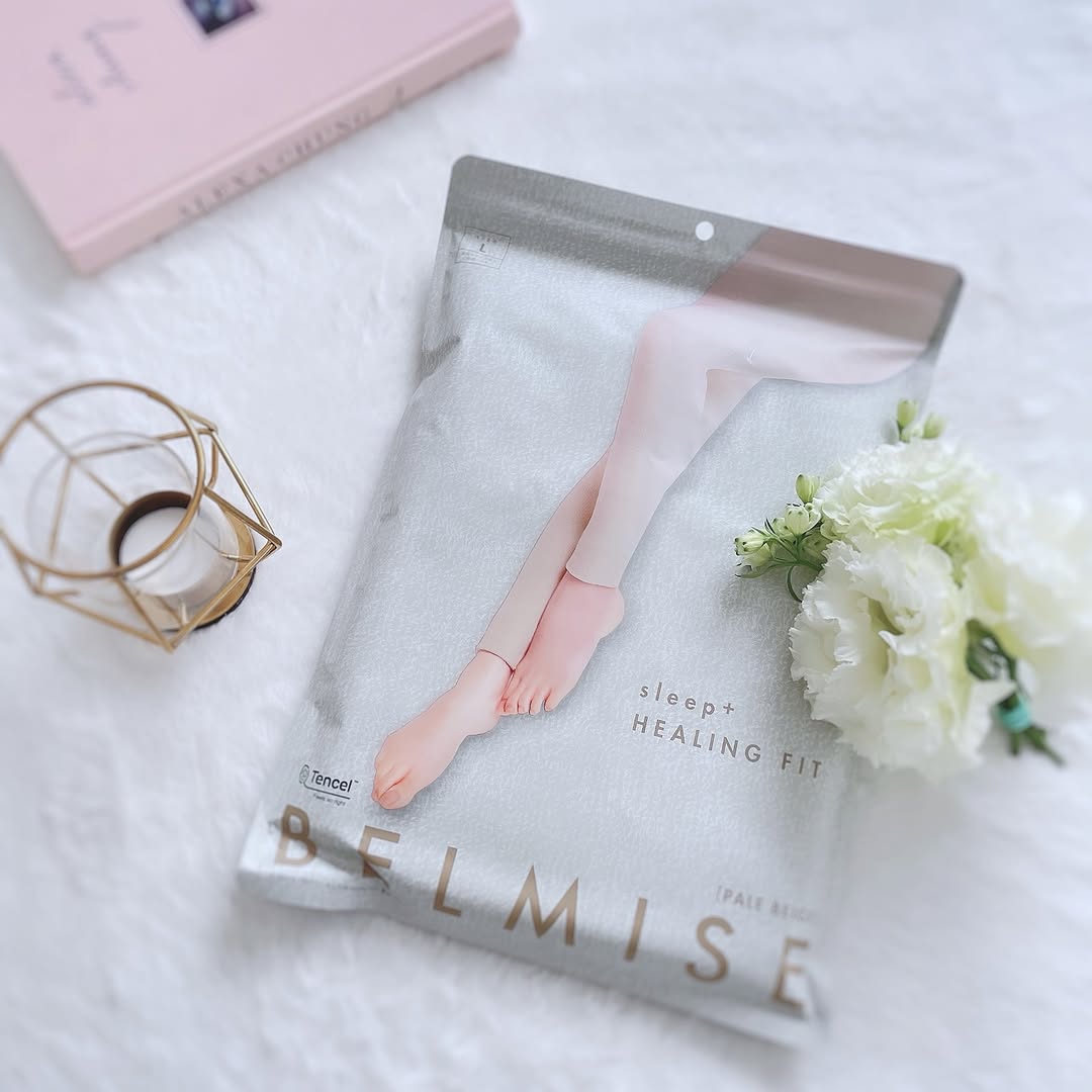 口コミ投稿：🤍⁡⁡＼ ふわふわタオル地の着圧レギンス ／⁡▫️BELMISE @belmise_official 　ヒーリン…
