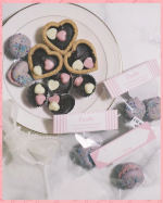 ∴∵∴ ୨୧ ∴∵∴ ୨୧ ∴∵∴ ୨୧ ∴∵∴バレンタインキットを使って手作りお菓子を作ってみました🌷⸝⋆マカロンは作るのが難しいイメージだったので、キットといえど失敗しないか心配でしたが説明…のInstagram画像