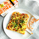 .前後しますが、これも今朝食べたトースト。お好み焼き風トーストにして、正田醤油さま @shoda_shoyu1873 の『つけて焼いたら焼まんじゅうトーストのたれ』を使いました。やっぱり「トー…のInstagram画像