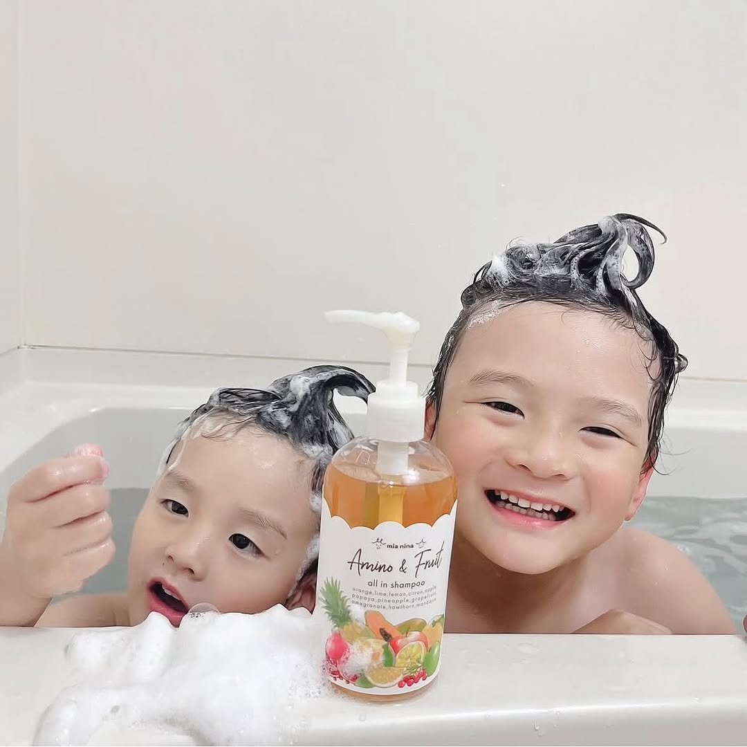 口コミ投稿：❁⃘親子で使える オールインフルーツジュースシャンプー🍒mia nina @mianina.jp 【 ア…
