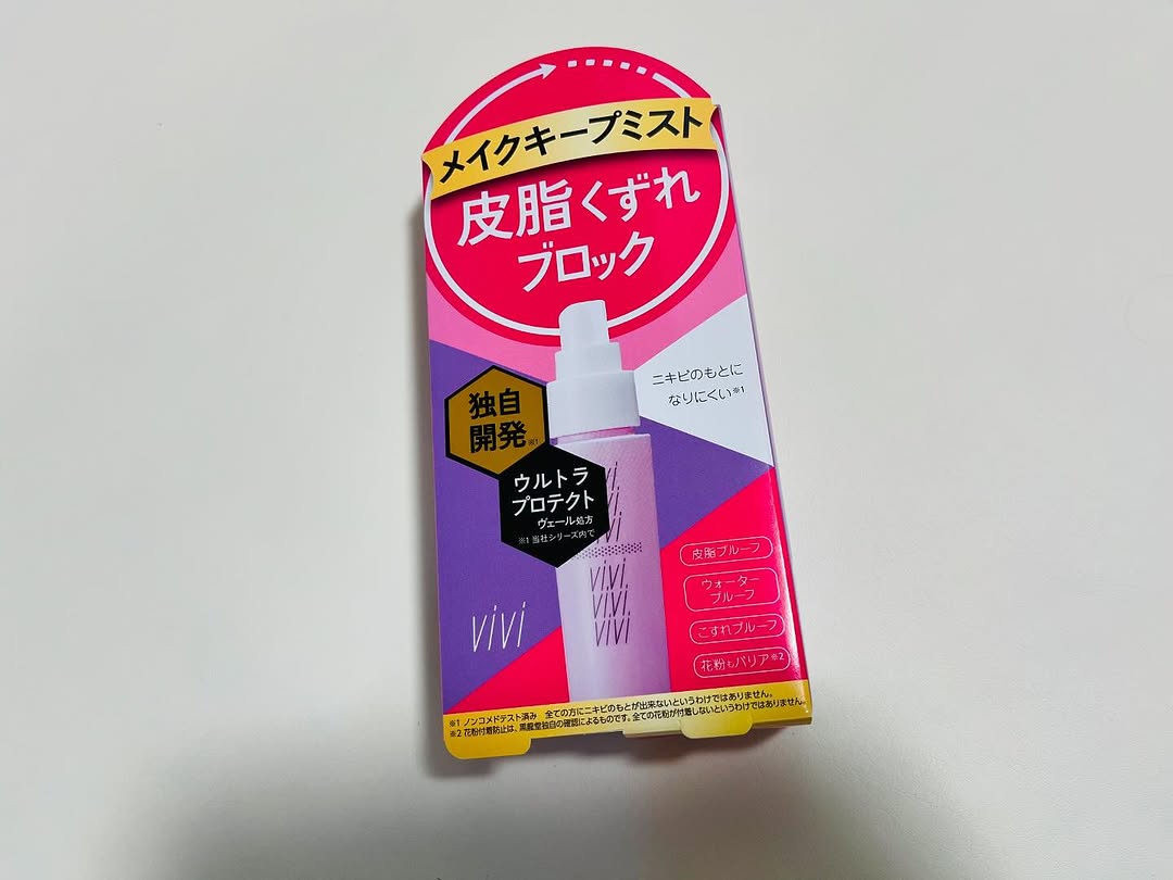 口コミ投稿：ヴィ・ヴィ色持ちミスト✨これ1本で、メイクをキープしてくれるだけでなく！汗・水か…