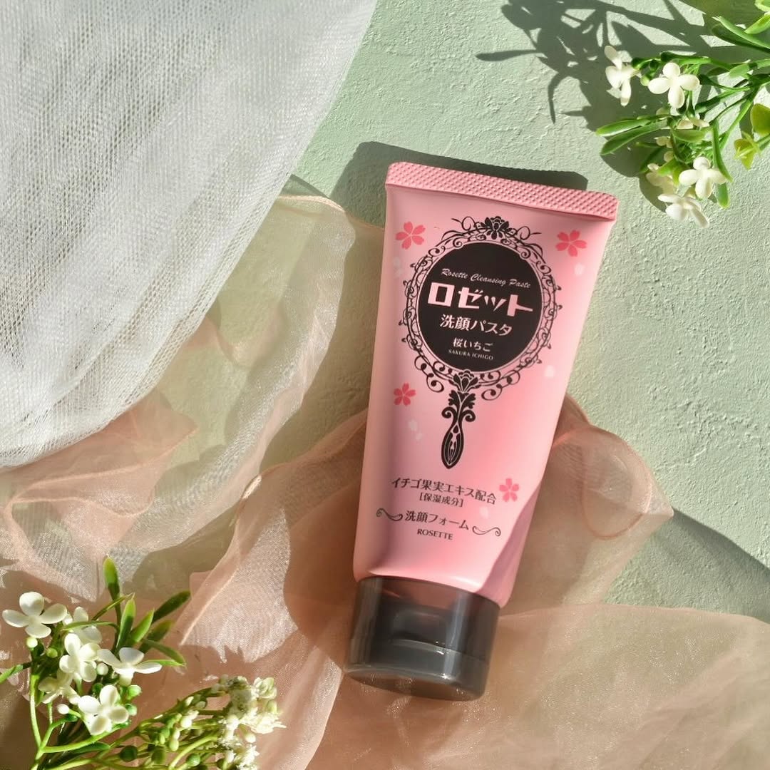 口コミ投稿：PR@rosette.officialロゼット洗顔パスタ 桜いちごの香りこちらは甘酸っぱくジューシ…