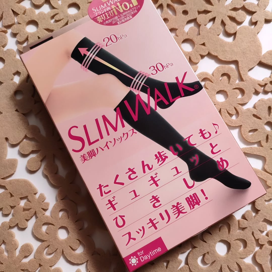 口コミ投稿：おうち時間でのんびりしてるときや睡眠中に愛用している着圧ソックス『スリムウォー…