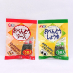 今回はおべんとうしょうゆ・ソースを使用しました😊お弁当やアウトドアのお供に最適な小サイズのボトル5本セットのしょうゆ・ソースです。しょうゆは本醸造醤油を、ソースはウスターソースに詰めています。ミ…のInstagram画像